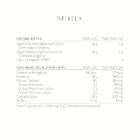Spirela (Espirulina y Chlorella)