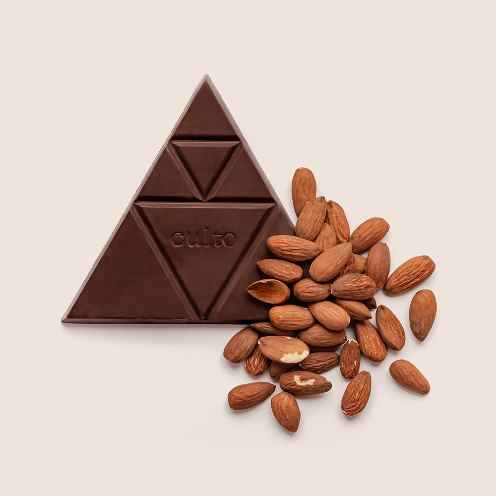 Chocolate Orgánico 80% con Almendras