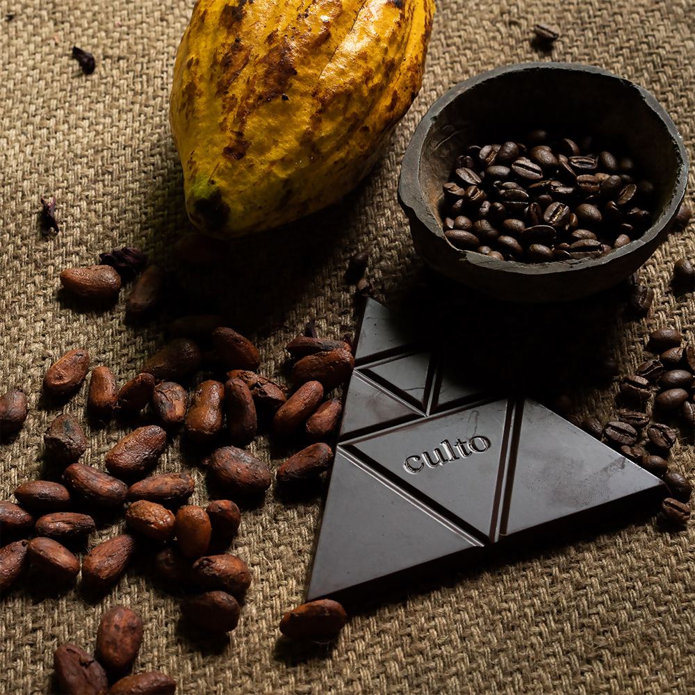 Chocolate Orgánico 80% con Café