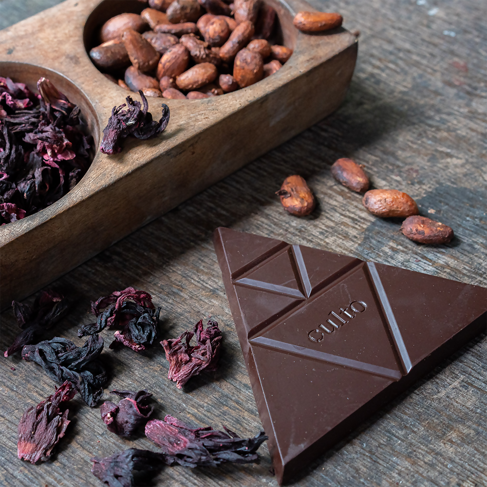 Chocolate Orgánico 80% Con Sal de Jamaica