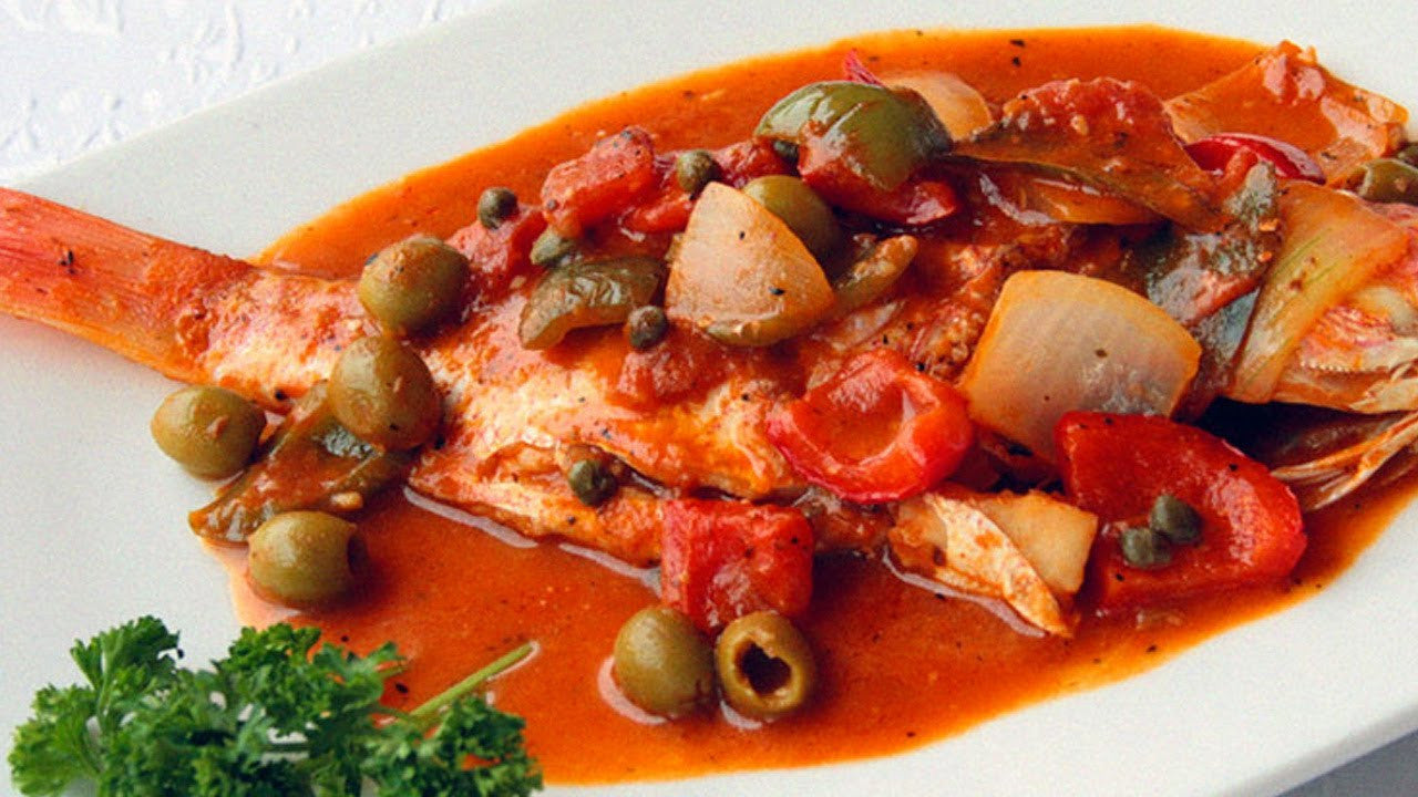 RECETA: Huachinango a la veracruzana con esencia de vainilla