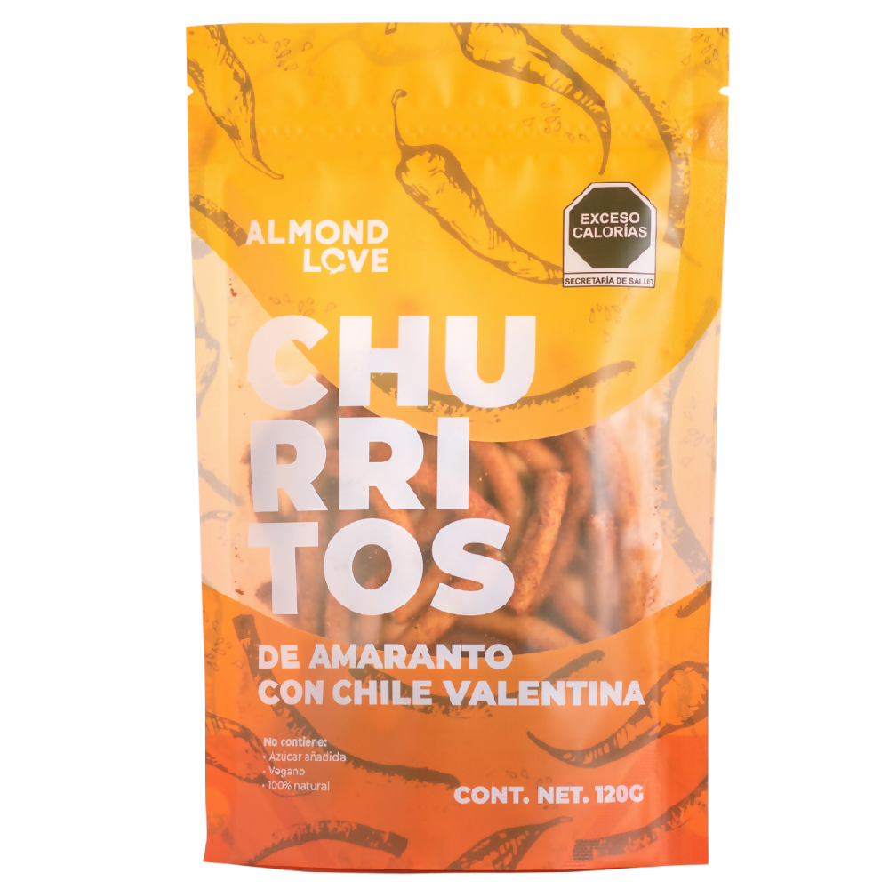 Churritos de Amaranto Valentina 120g