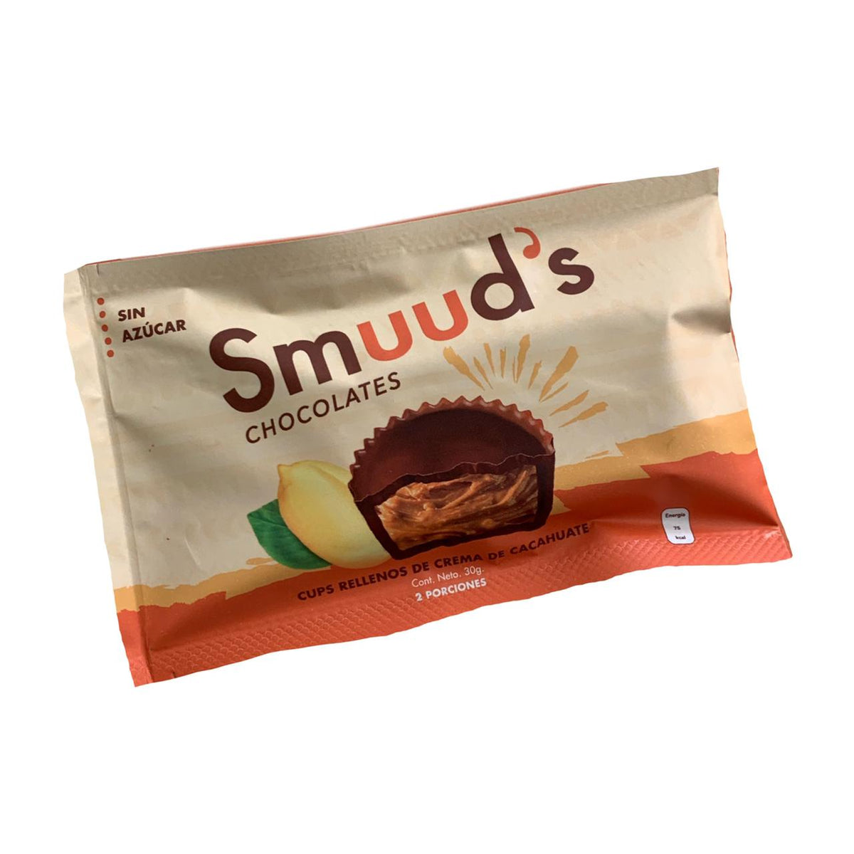 Chocolate Smmud´s con crema de cacahuate