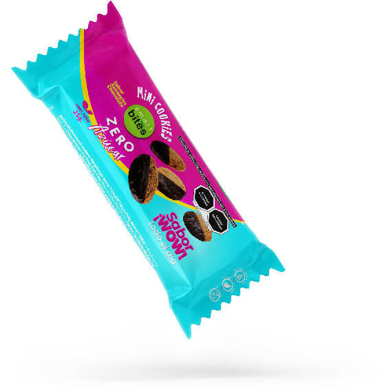 Mini Cookies Zero Azúcar Almendra Chocolate